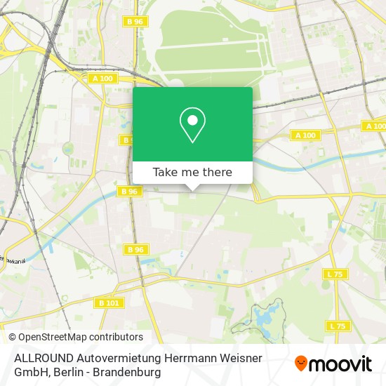 Карта ALLROUND Autovermietung Herrmann Weisner GmbH