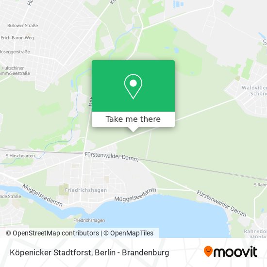 Köpenicker Stadtforst map