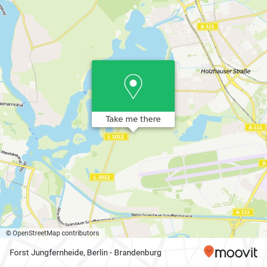 Карта Forst Jungfernheide