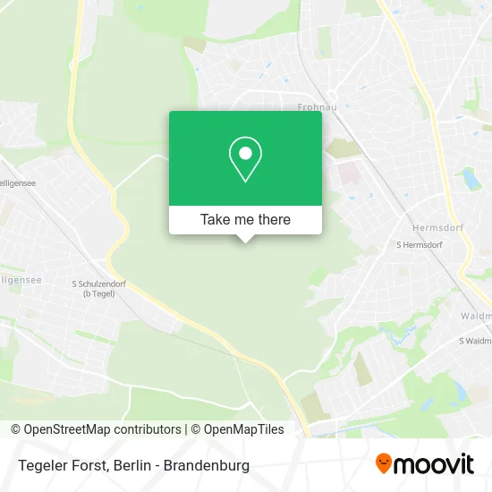 Tegeler Forst map