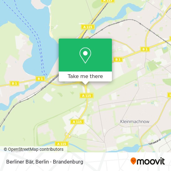 Berliner Bär map