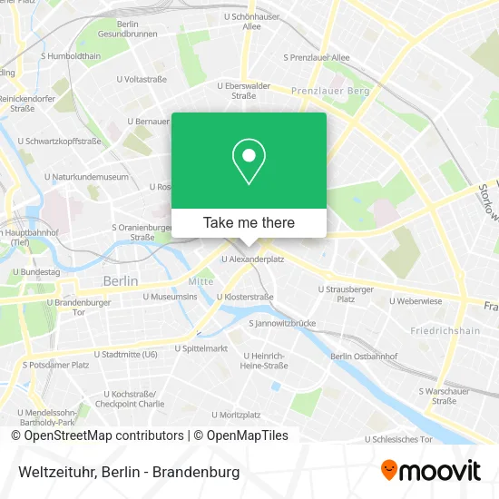 Weltzeituhr map
