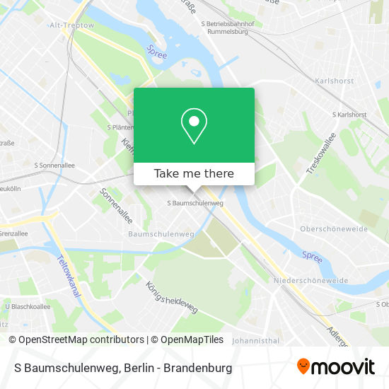 S Baumschulenweg map