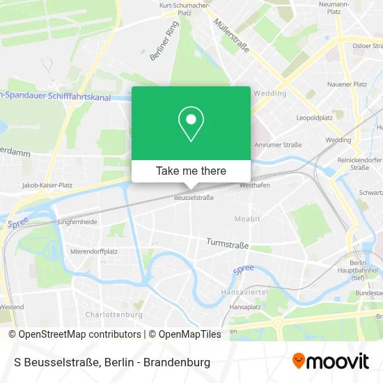 S Beusselstraße map