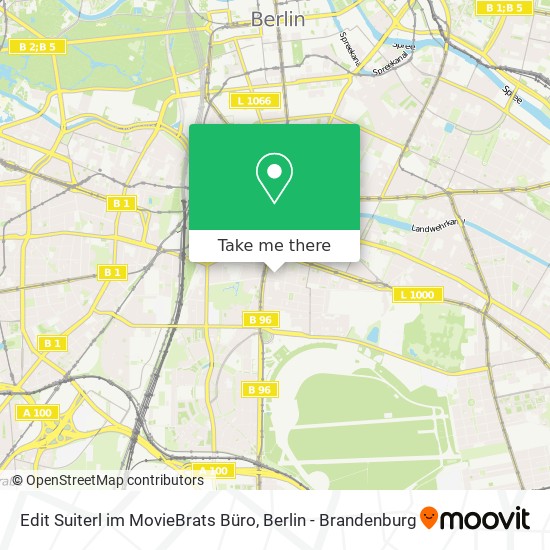 Edit Suiterl im MovieBrats Büro map