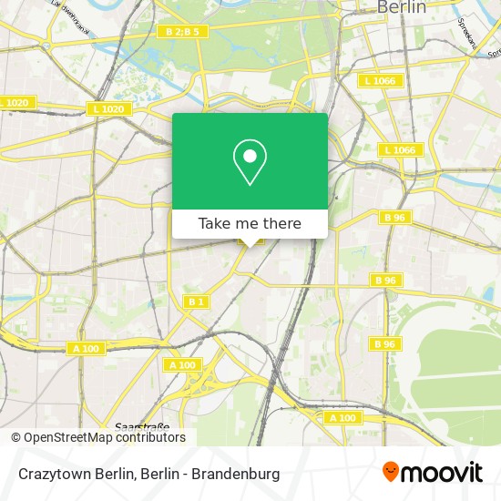 Crazytown Berlin map