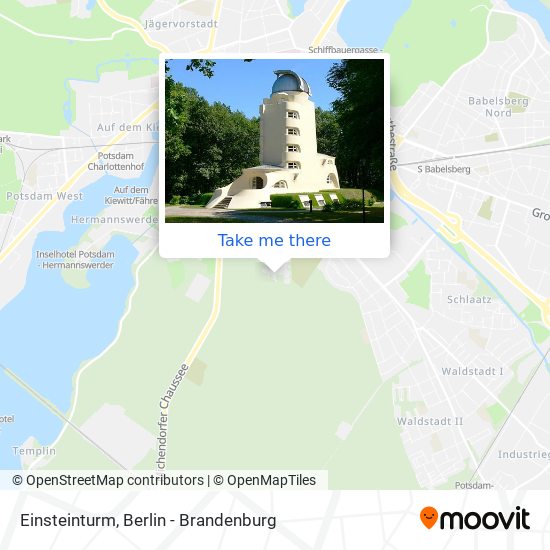 Einsteinturm map
