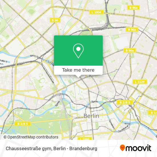 Chausseestraße gym map