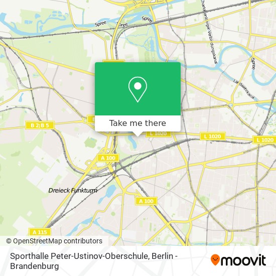 Sporthalle Peter-Ustinov-Oberschule map