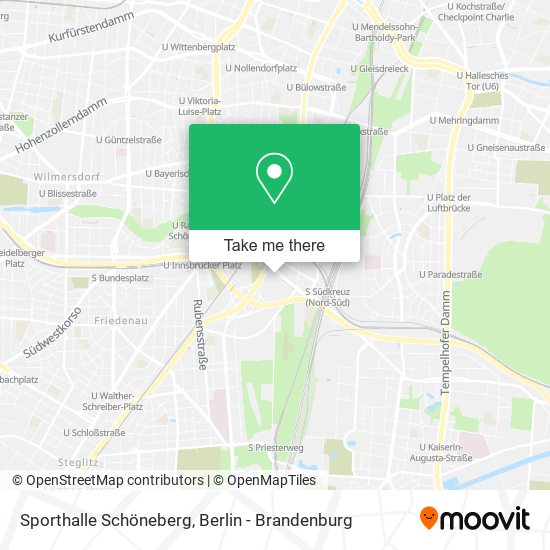 Sporthalle Schöneberg map