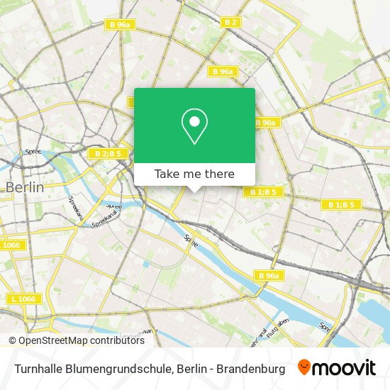 Turnhalle Blumengrundschule map