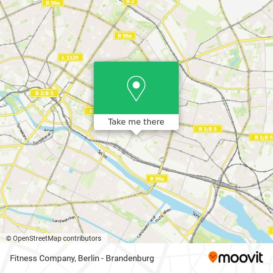 Fitness Company map