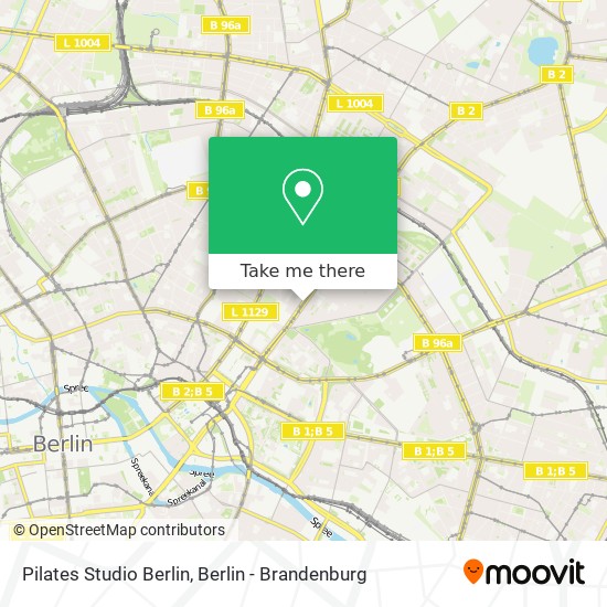 Карта Pilates Studio Berlin