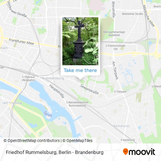 Карта Friedhof Rummelsburg