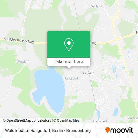 Waldfriedhof Rangsdorf map