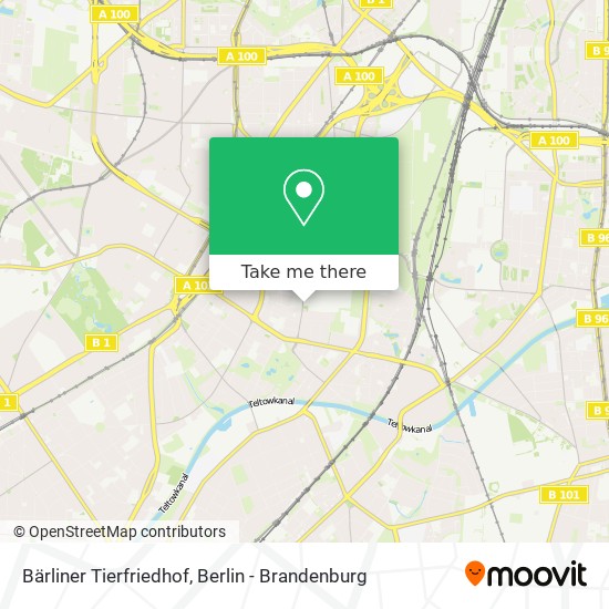 Bärliner Tierfriedhof map
