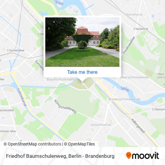 Friedhof Baumschulenweg map