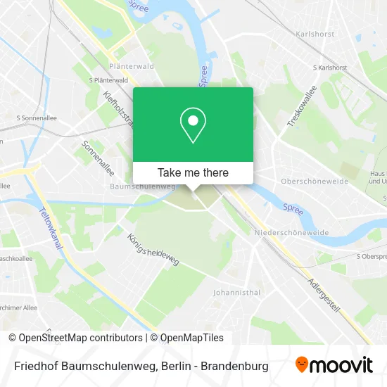 Friedhof Baumschulenweg map