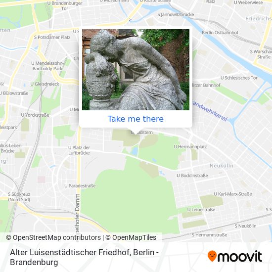 Alter Luisenstädtischer Friedhof map