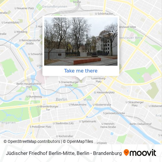 Карта Jüdischer Friedhof Berlin-Mitte