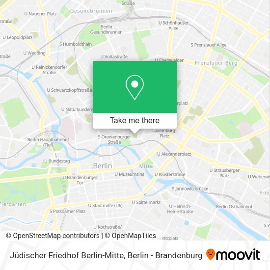 Карта Jüdischer Friedhof Berlin-Mitte
