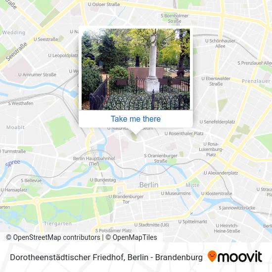 Карта Dorotheenstädtischer Friedhof