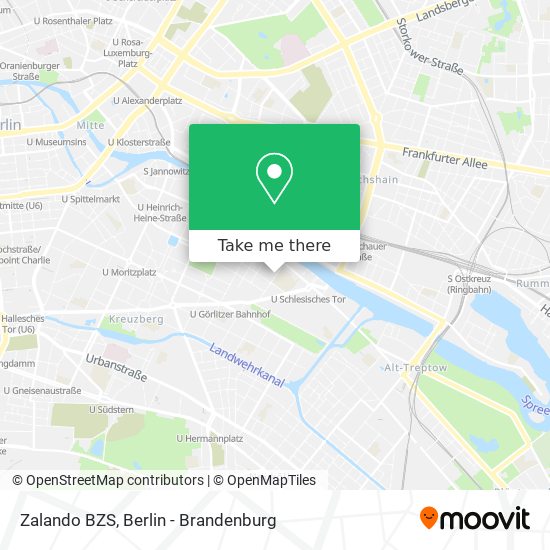 Zalando BZS map