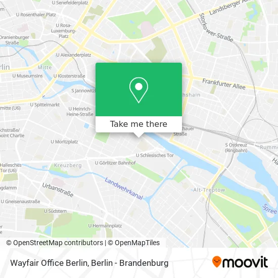 Карта Wayfair Office Berlin