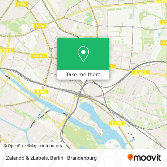 Zalando & zLabels map
