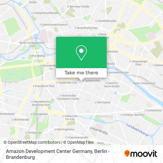Amazon Development Center Germany map