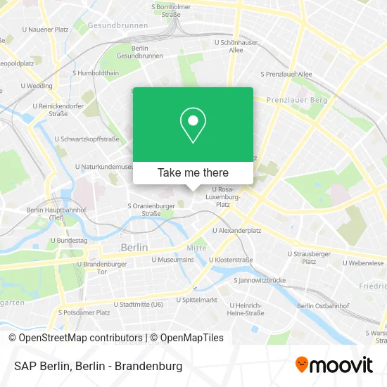 Карта SAP Berlin