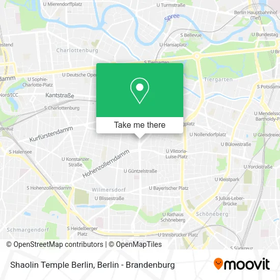 Карта Shaolin Temple Berlin