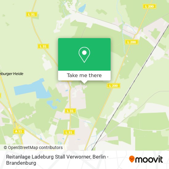 Reitanlage Ladeburg Stall Verworner map