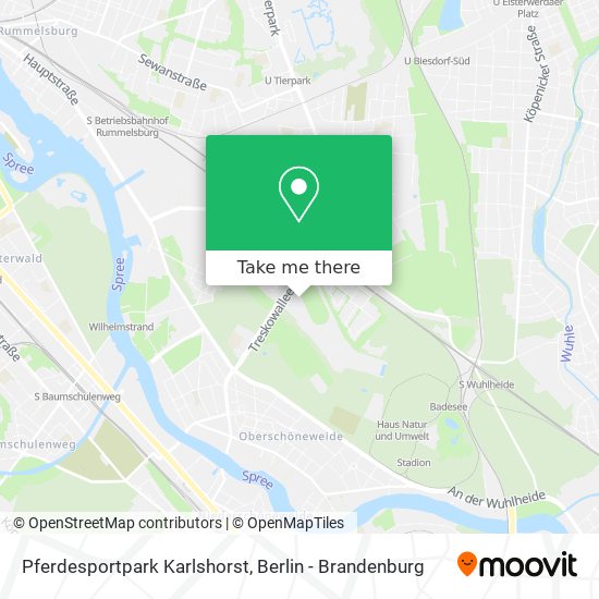 Pferdesportpark Karlshorst map