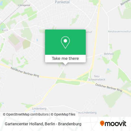 Gartencenter Holland map