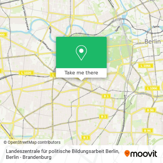 Landeszentrale für politische Bildungsarbeit Berlin map