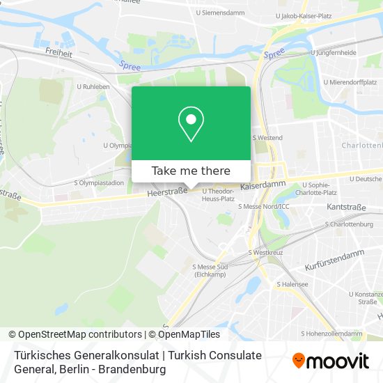 Карта Türkisches Generalkonsulat | Turkish Consulate General