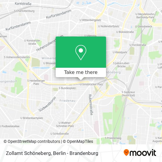 Zollamt Schöneberg map