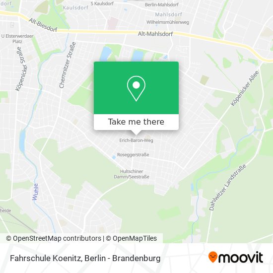 Fahrschule Koenitz map