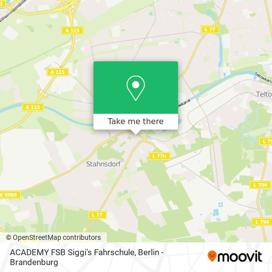 ACADEMY FSB Siggi's Fahrschule map