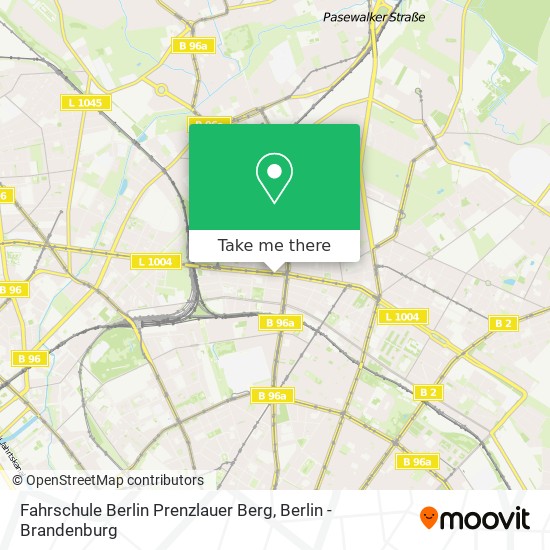 Fahrschule Berlin Prenzlauer Berg map