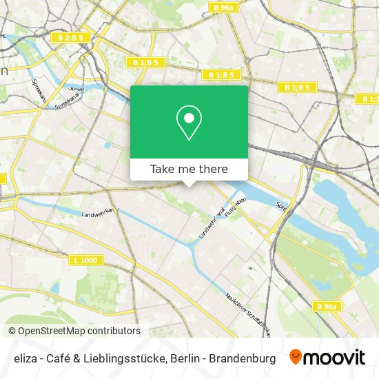 Карта eliza - Café & Lieblingsstücke