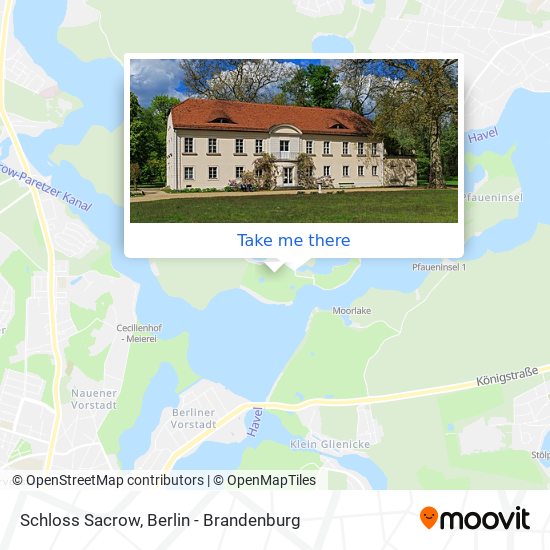 Schloss Sacrow map