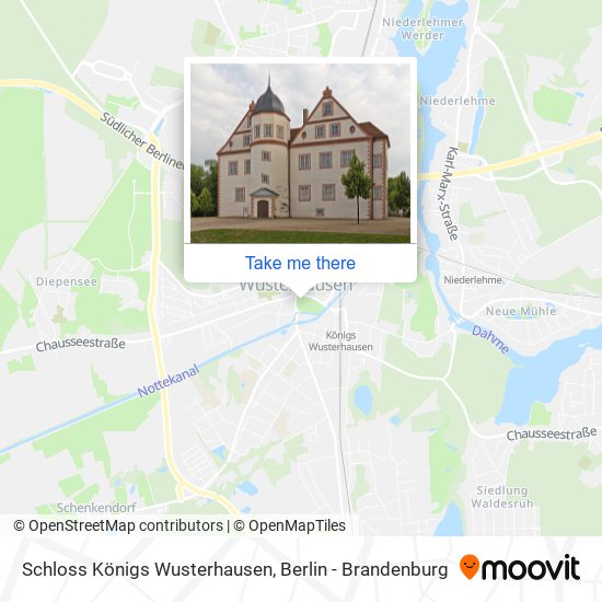 Schloss Königs Wusterhausen map