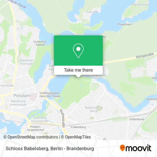 Schloss Babelsberg map