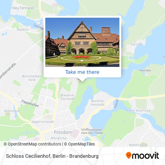 Schloss Cecilienhof map