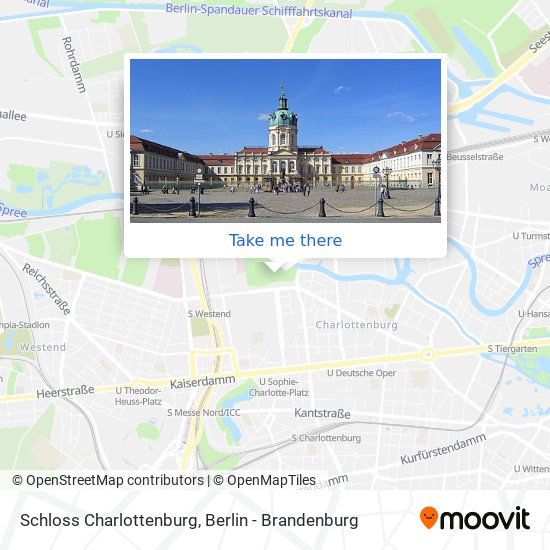 Schloss Charlottenburg map