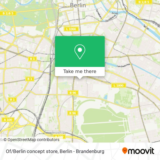 Of/Berlin concept store map