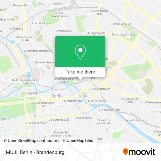 MUJI map