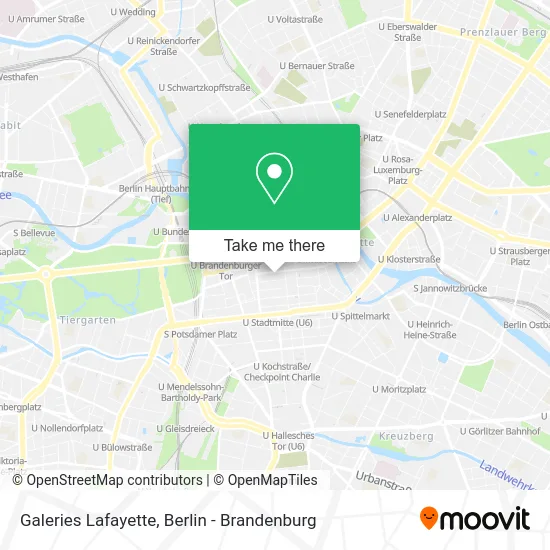 Galeries Lafayette map